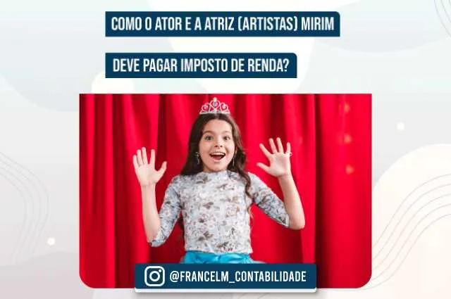 Imposto de renda para atores: Como funciona?